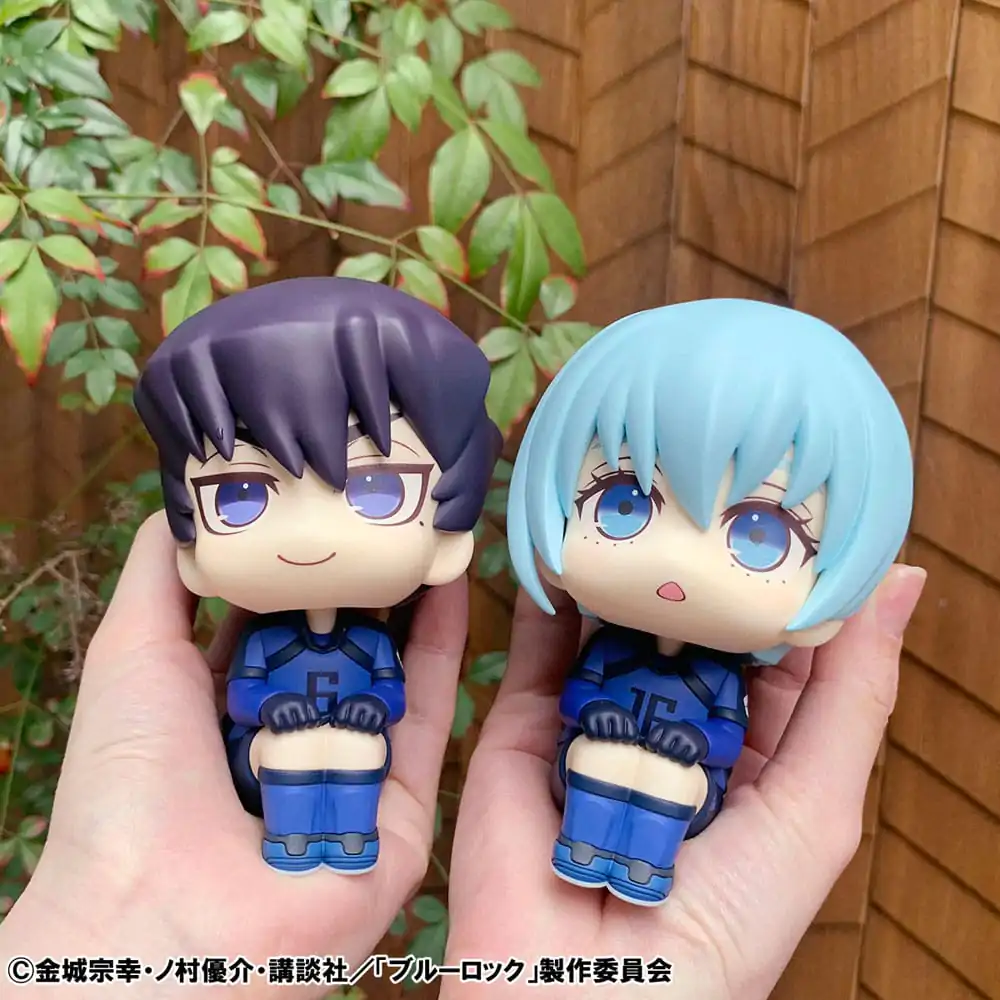 Blue Lock Look Up PVC Statue Tabito Karasu &amp; Yo Hiori Set (with gift) 11 cm product photo