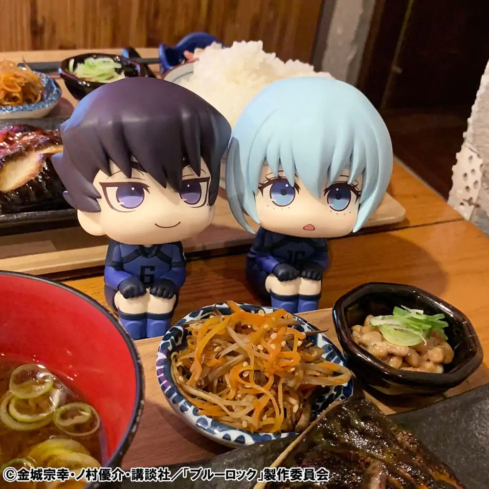 Blue Lock Look Up PVC Statue Tabito Karasu &amp; Yo Hiori Set (with gift) 11 cm product photo
