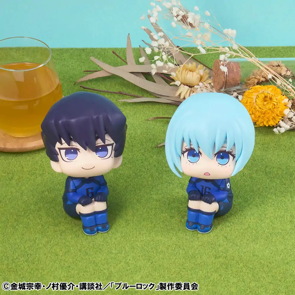 Blue Lock Look Up PVC Statue Tabito Karasu &amp; Yo Hiori Set (with gift) 11 cm product photo