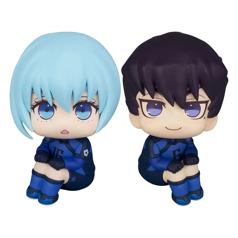 Blue Lock Look Up PVC Statue Tabito Karasu &amp; Yo Hiori Set (with gift) 11 cm product photo