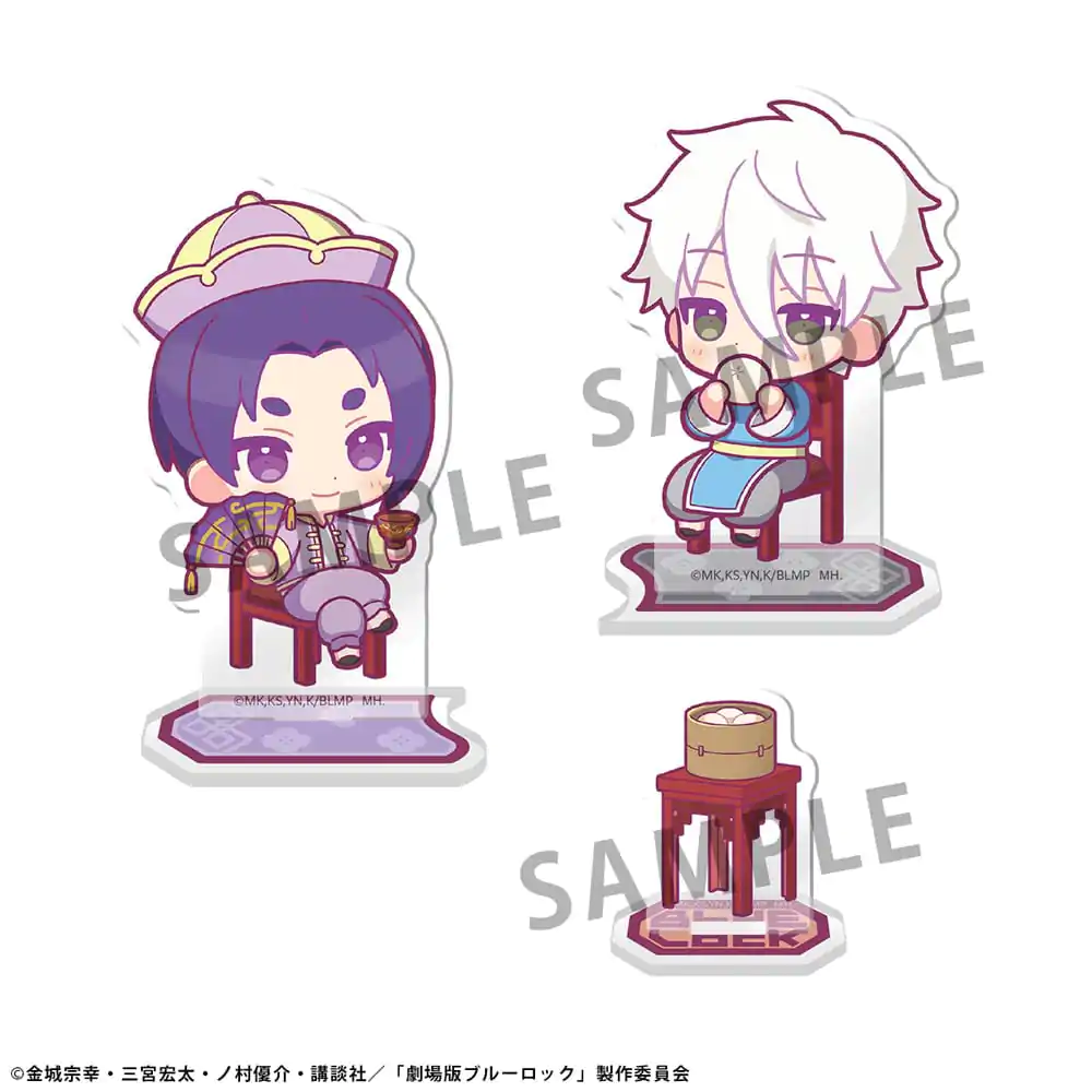 Blue Lock The Movie Acrylic Stand Buddycolle Episode Nagi A: Seishiro Nagi & Reo Mikage Yumcha Ver. 14 cm termékfotó