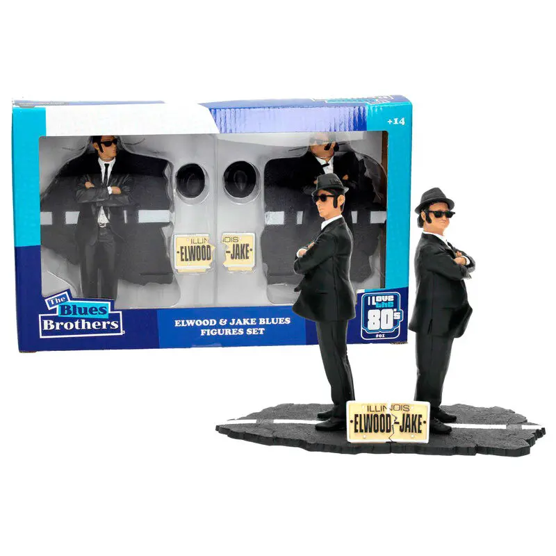 Blues Brothers Movie Icons Statue 2-Pack Jake & Elwood 18 cm termékfotó