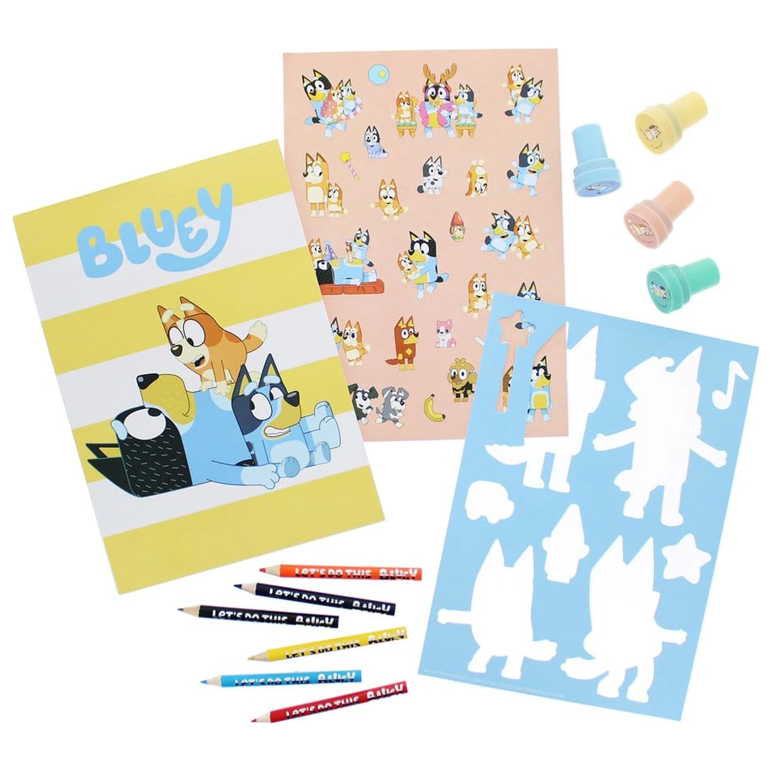 Bluey 14-Piece Creative Colouring Set product photo