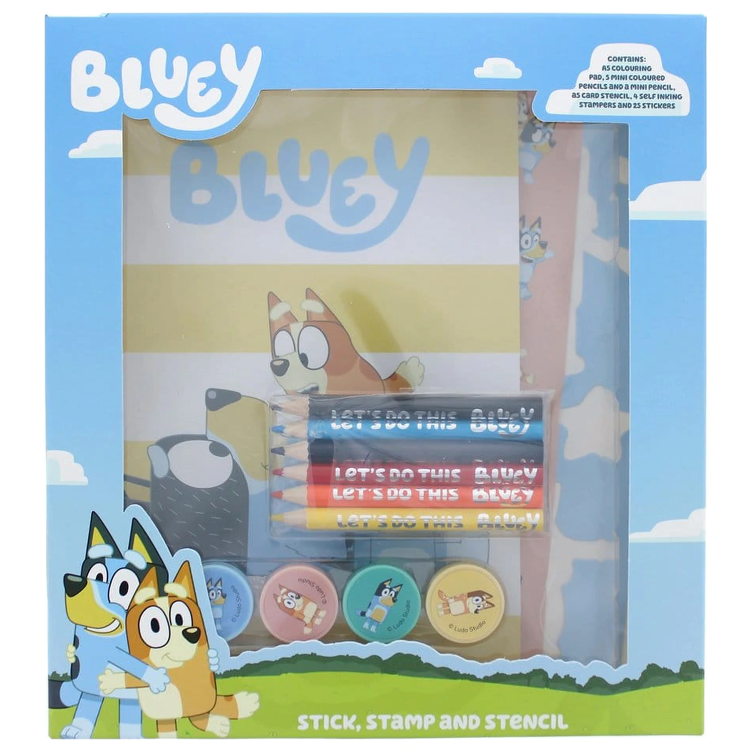 Bluey 14-Piece Creative Colouring Set product photo