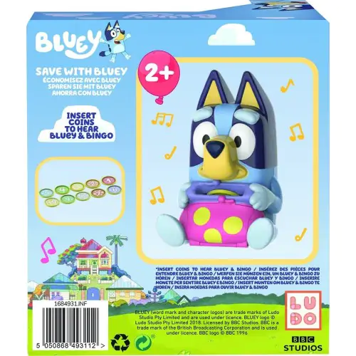 Bluey 3D toy money box termékfotó