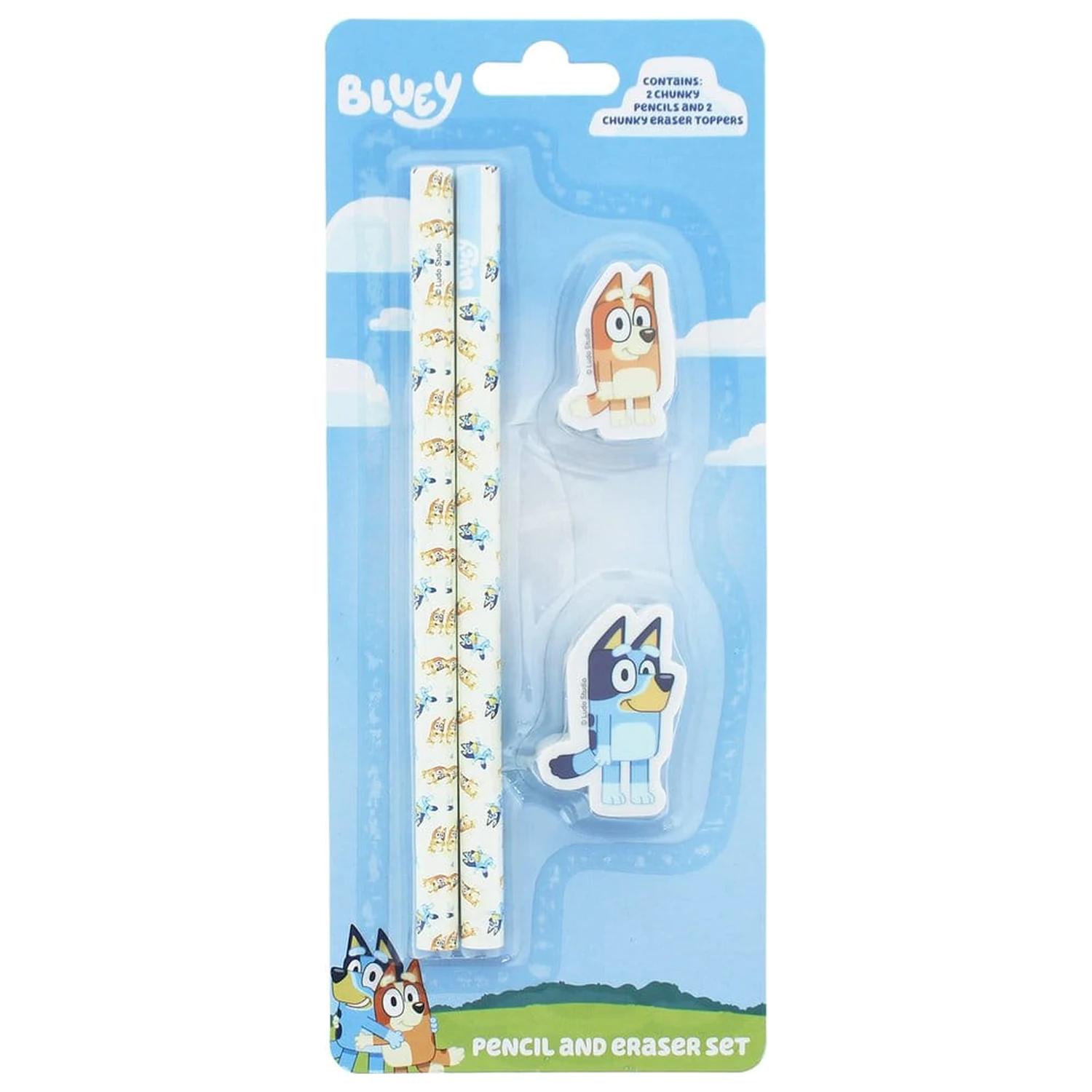 Bluey 4-Piece Stationery Set product photo