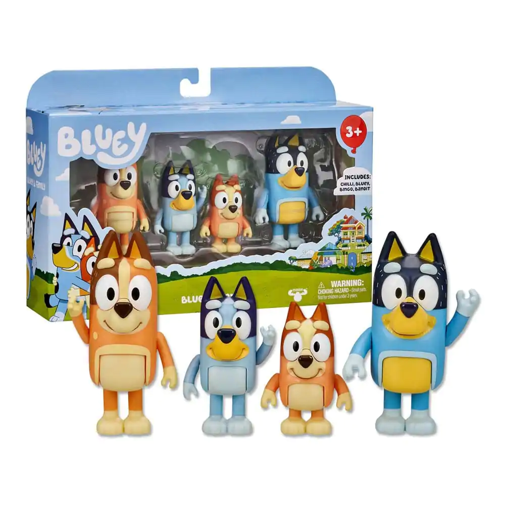 Bluey Action Figures 4-Pack termékfotó