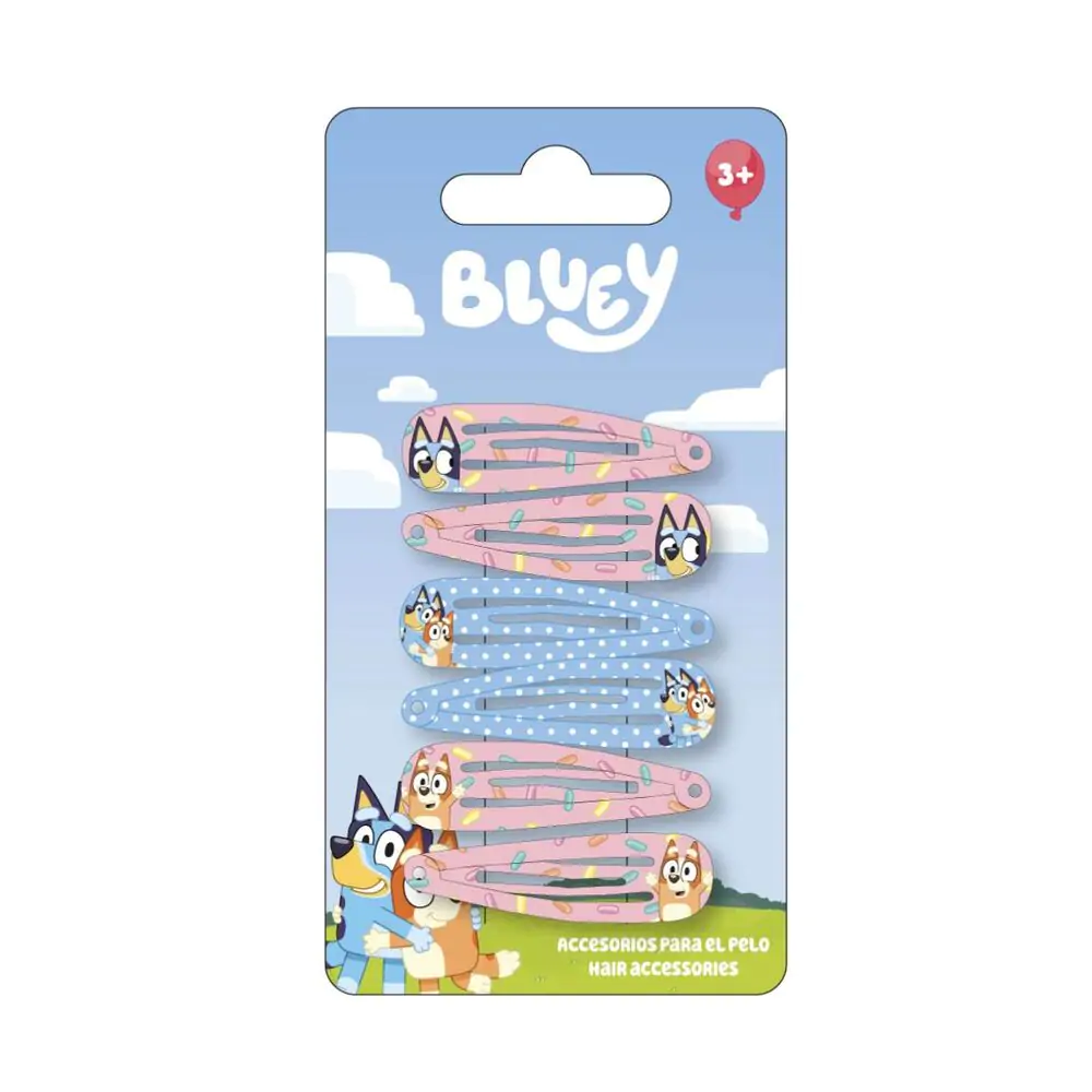 Bluey Set 6 hairpins product photo