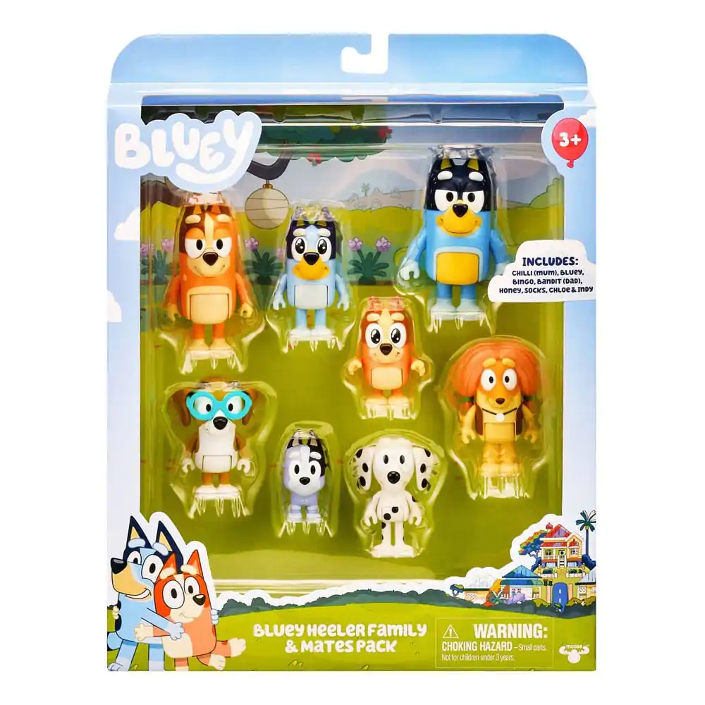 Bluey Action Figures 8-Pack termékfotó