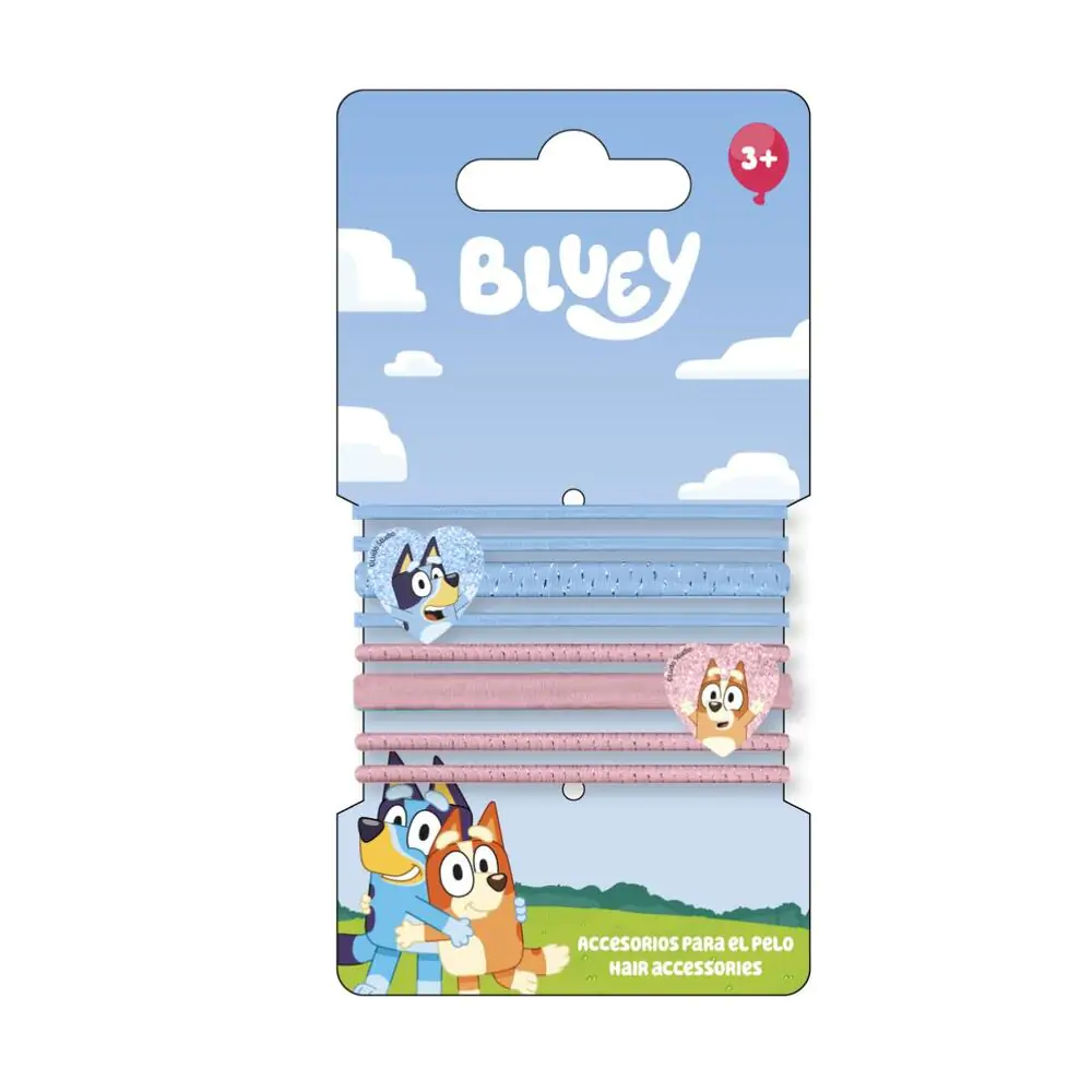 Bluey set 8 hair scrunchies product photo