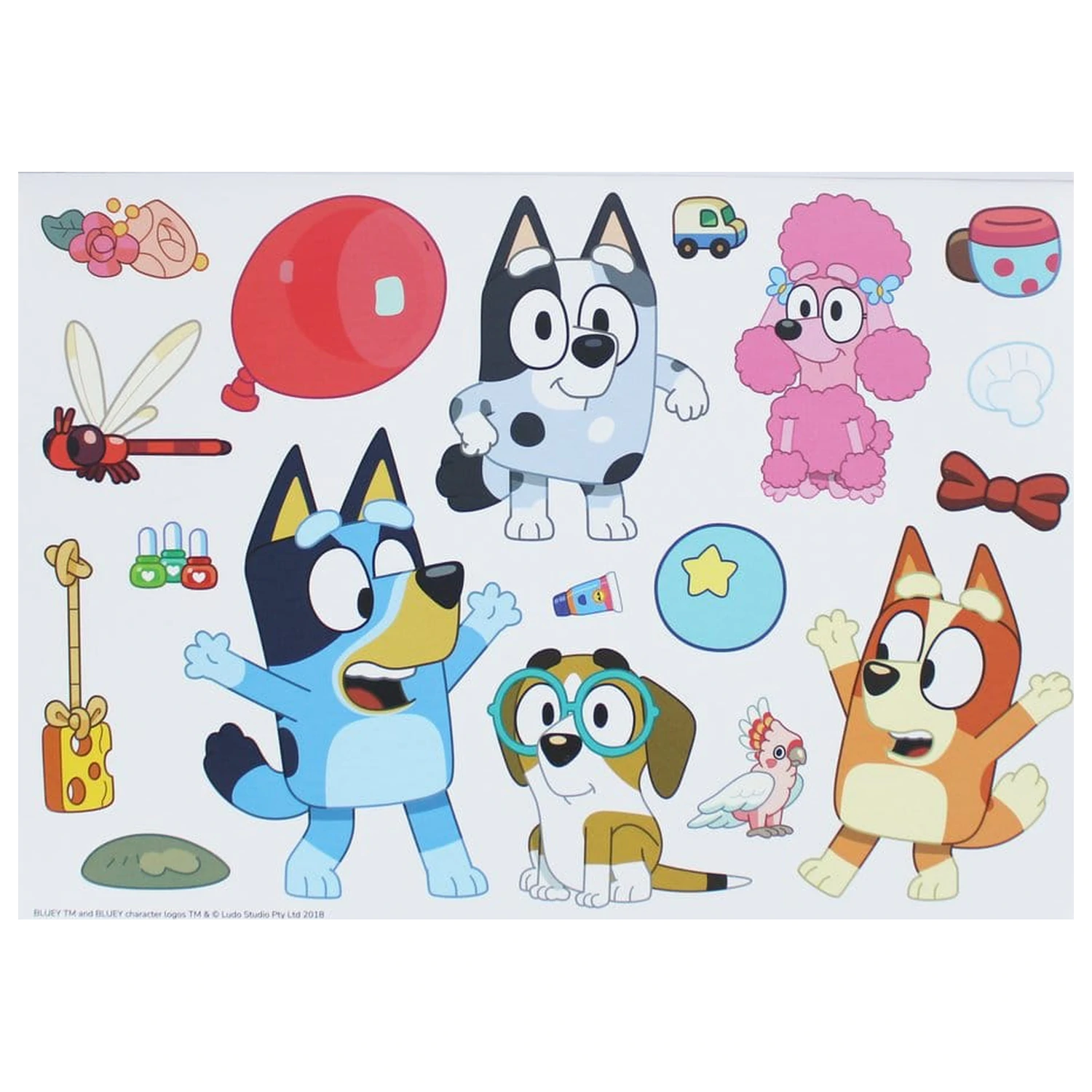 Bluey Colouring Book A4 & Sticker Set product photo