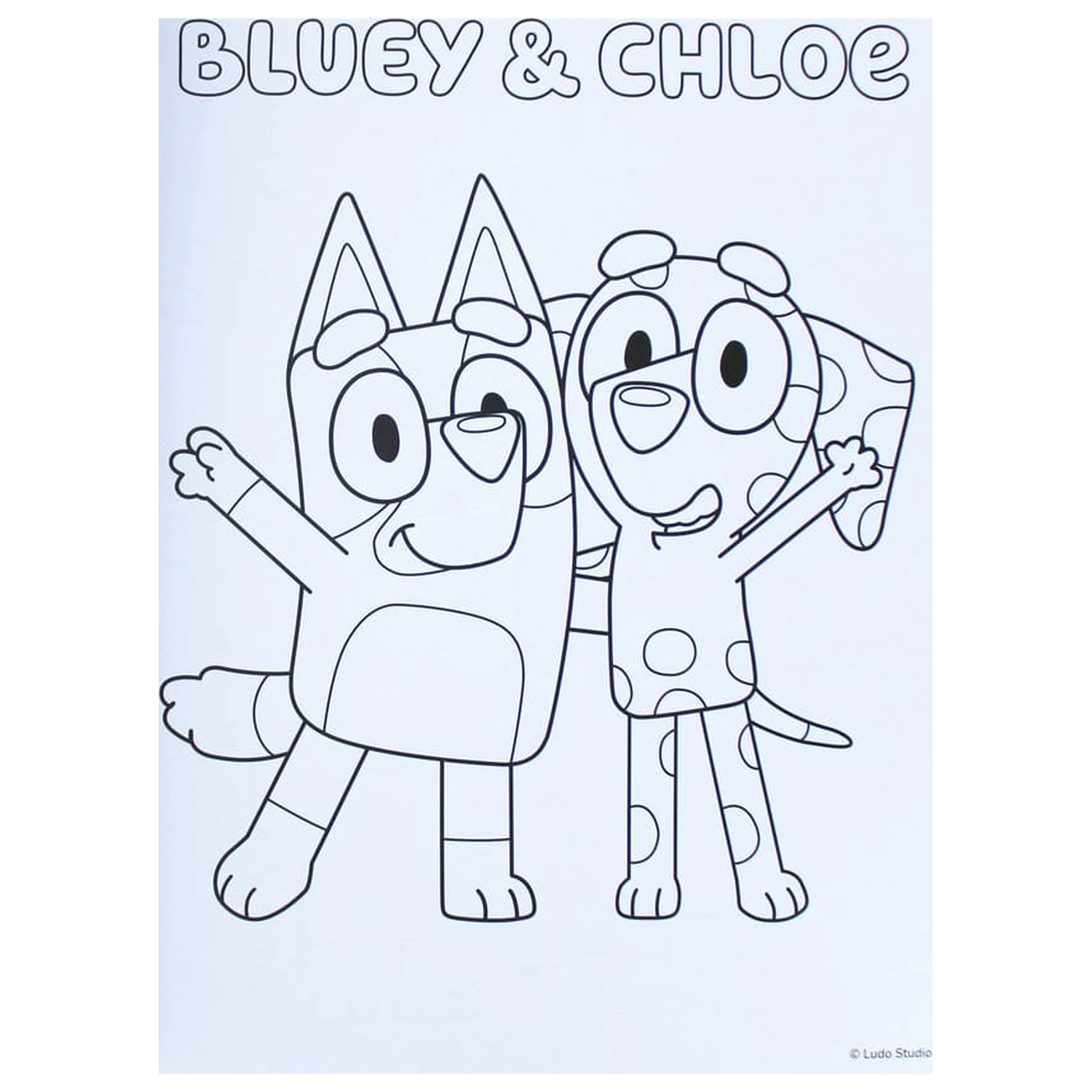 Bluey Colouring Book A4 & Sticker Set product photo