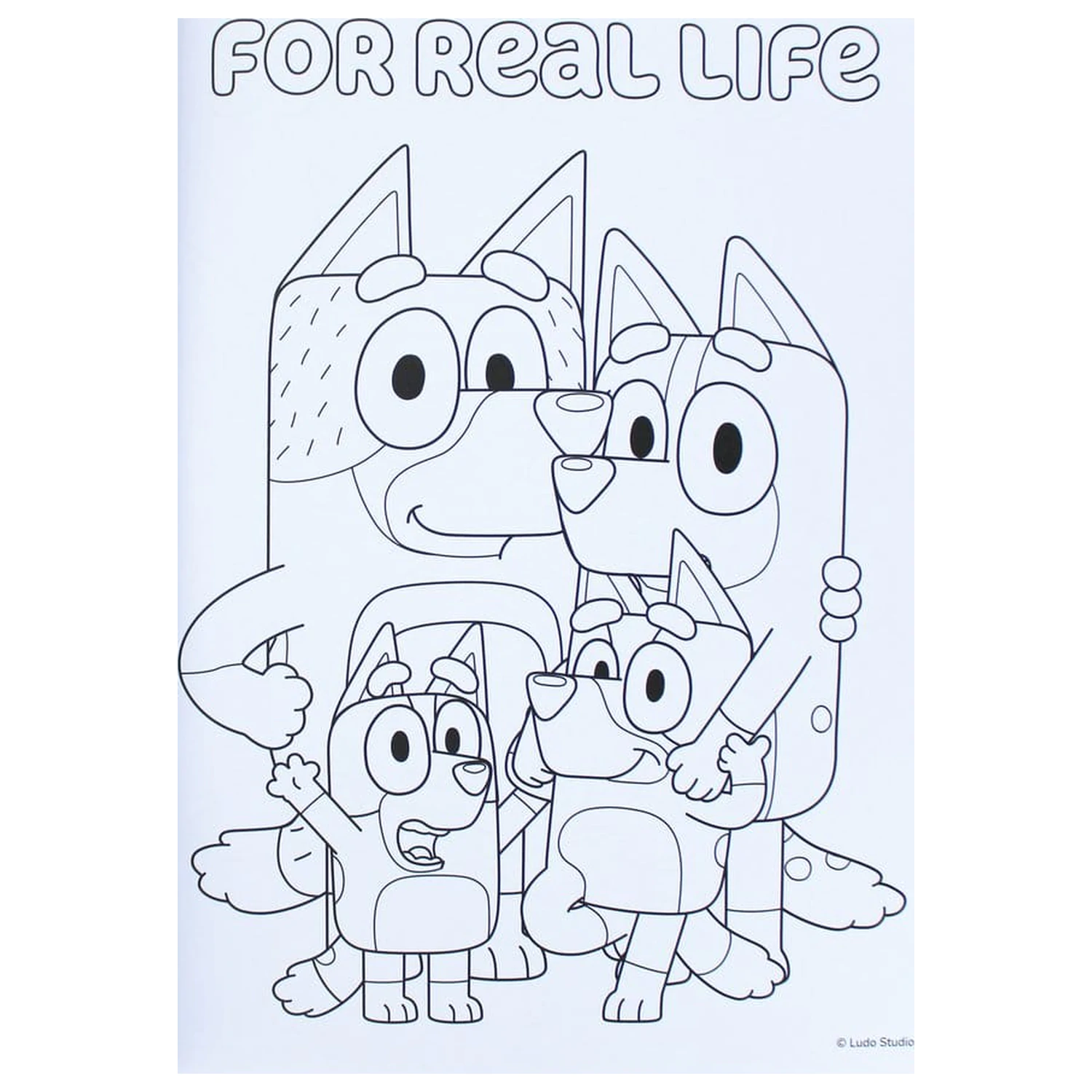 Bluey Colouring Book A4 & Sticker Set product photo
