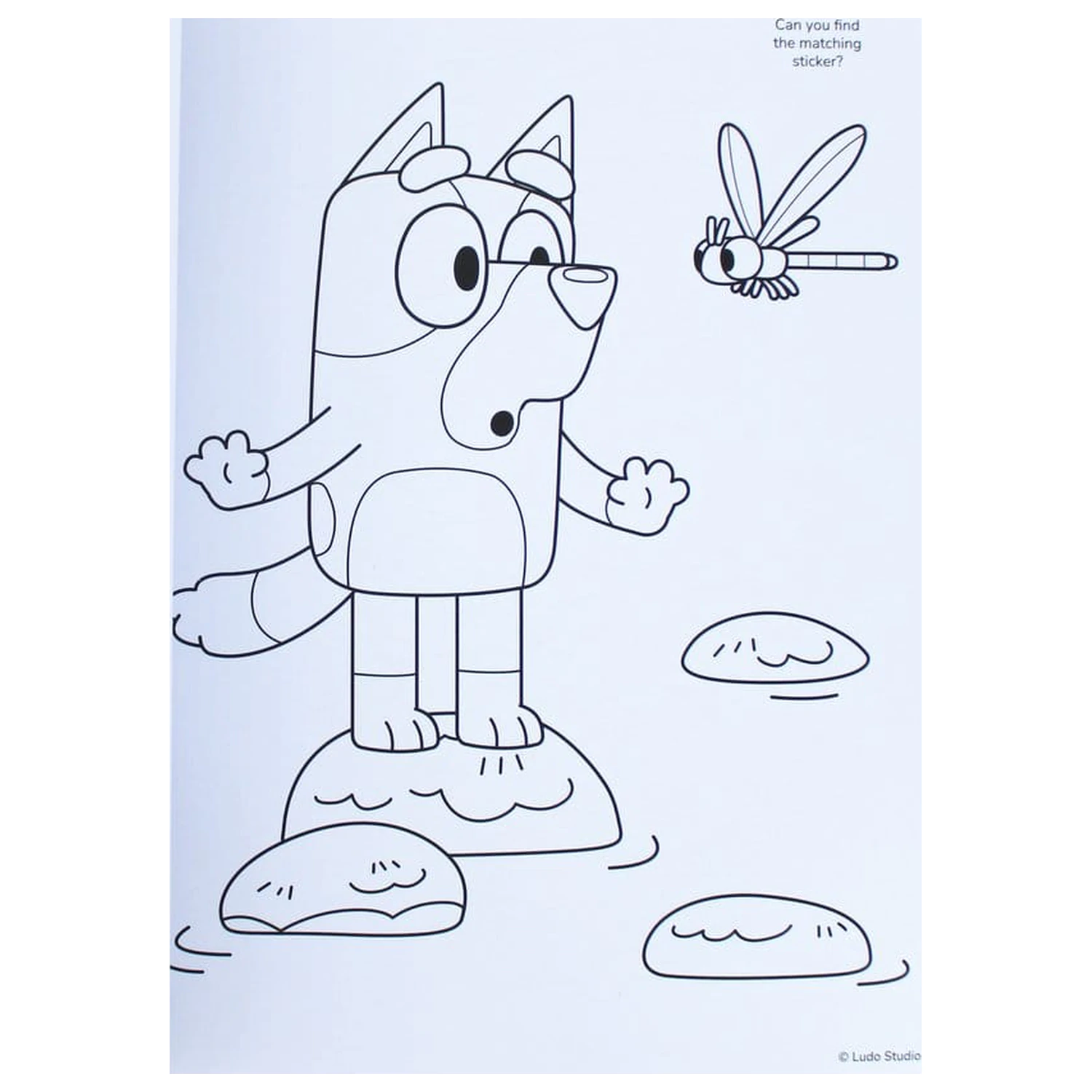 Bluey Colouring Book A4 & Sticker Set product photo
