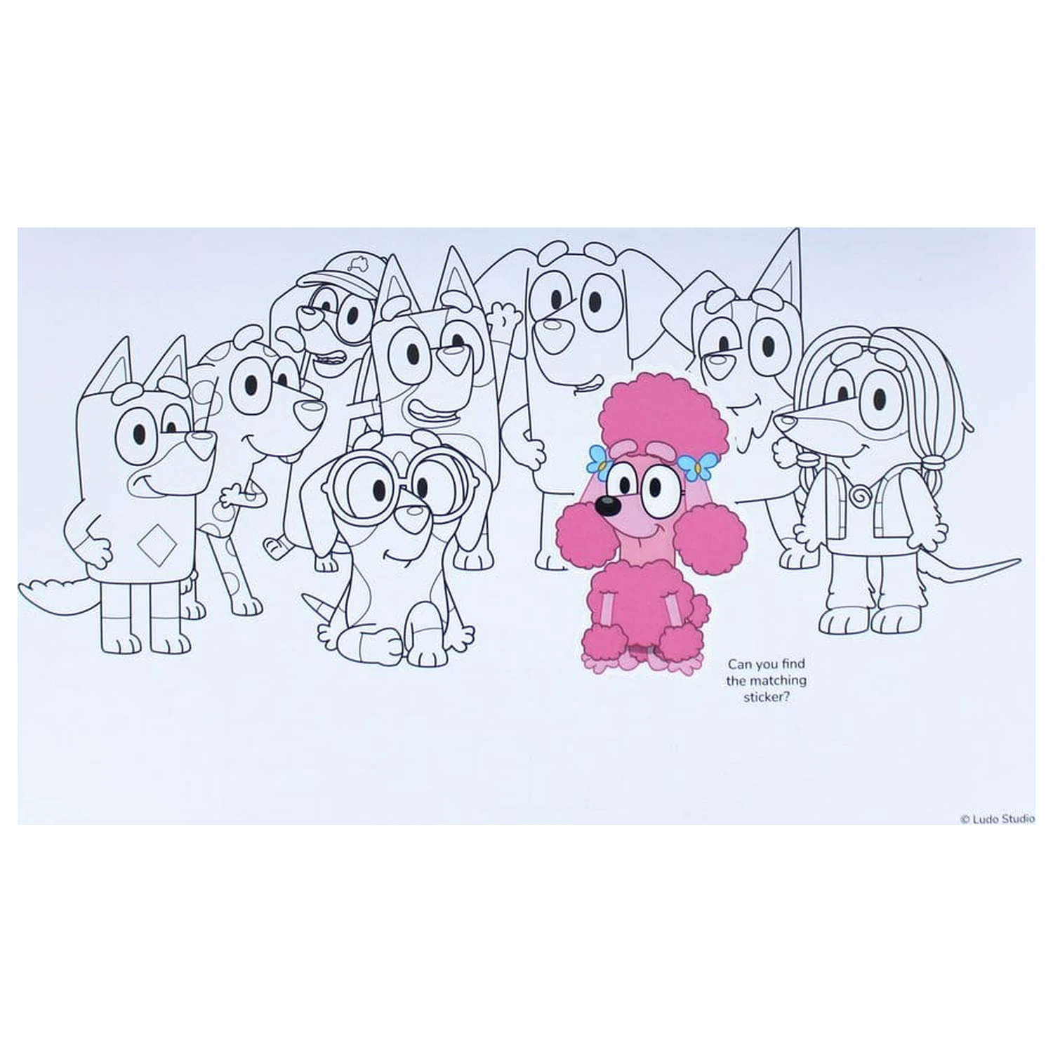 Bluey Colouring Book A4 & Sticker Set product photo
