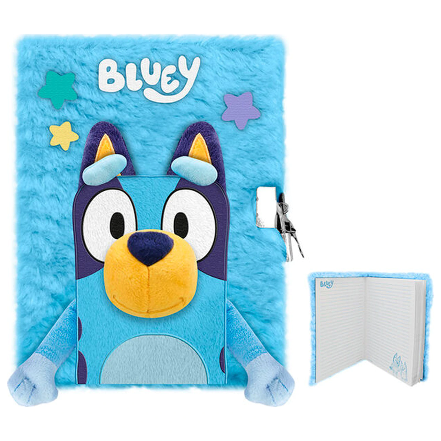 Bluey A5 plush notebook product photo