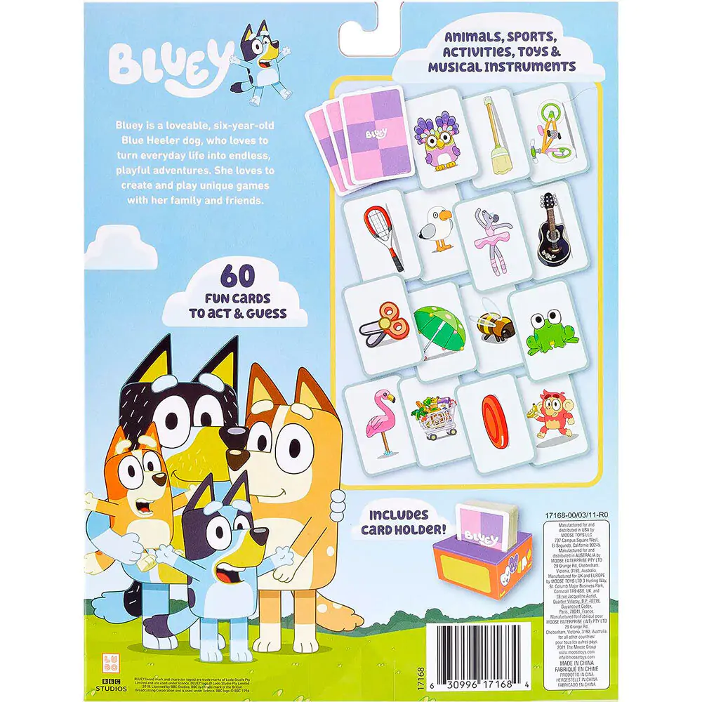 Bluey card game product photo