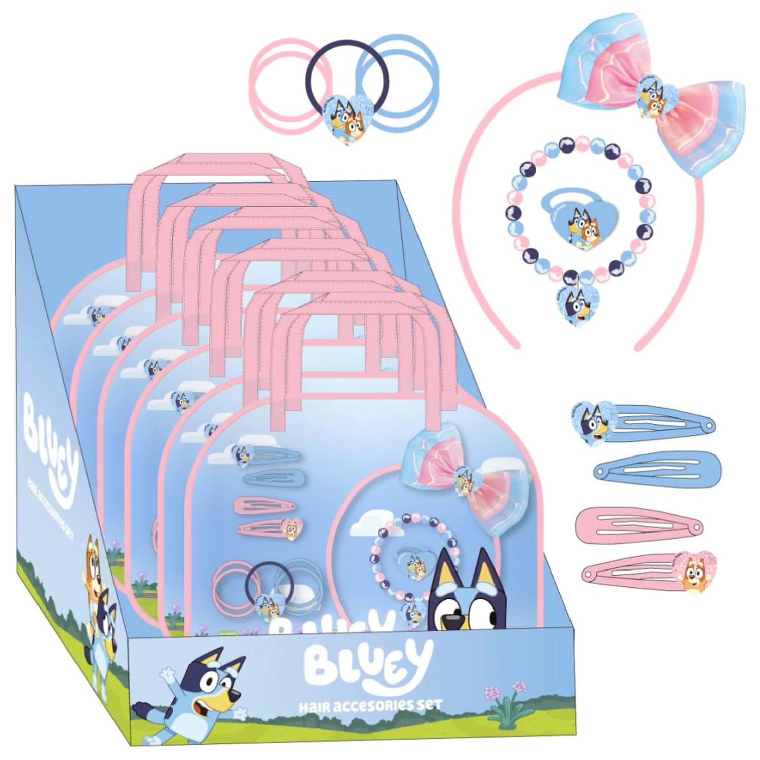 Bluey Best Friend Hair Accessory Set product photo