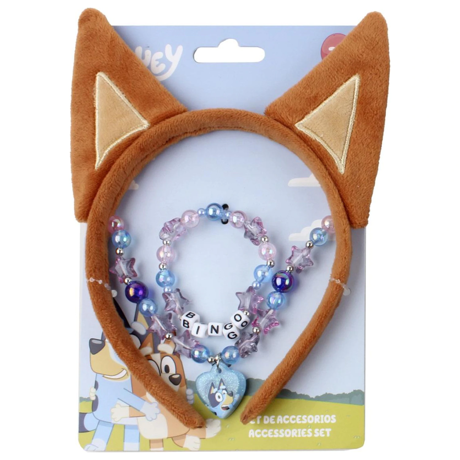 Bluey Bingo Jewelry and Headband Set product photo
