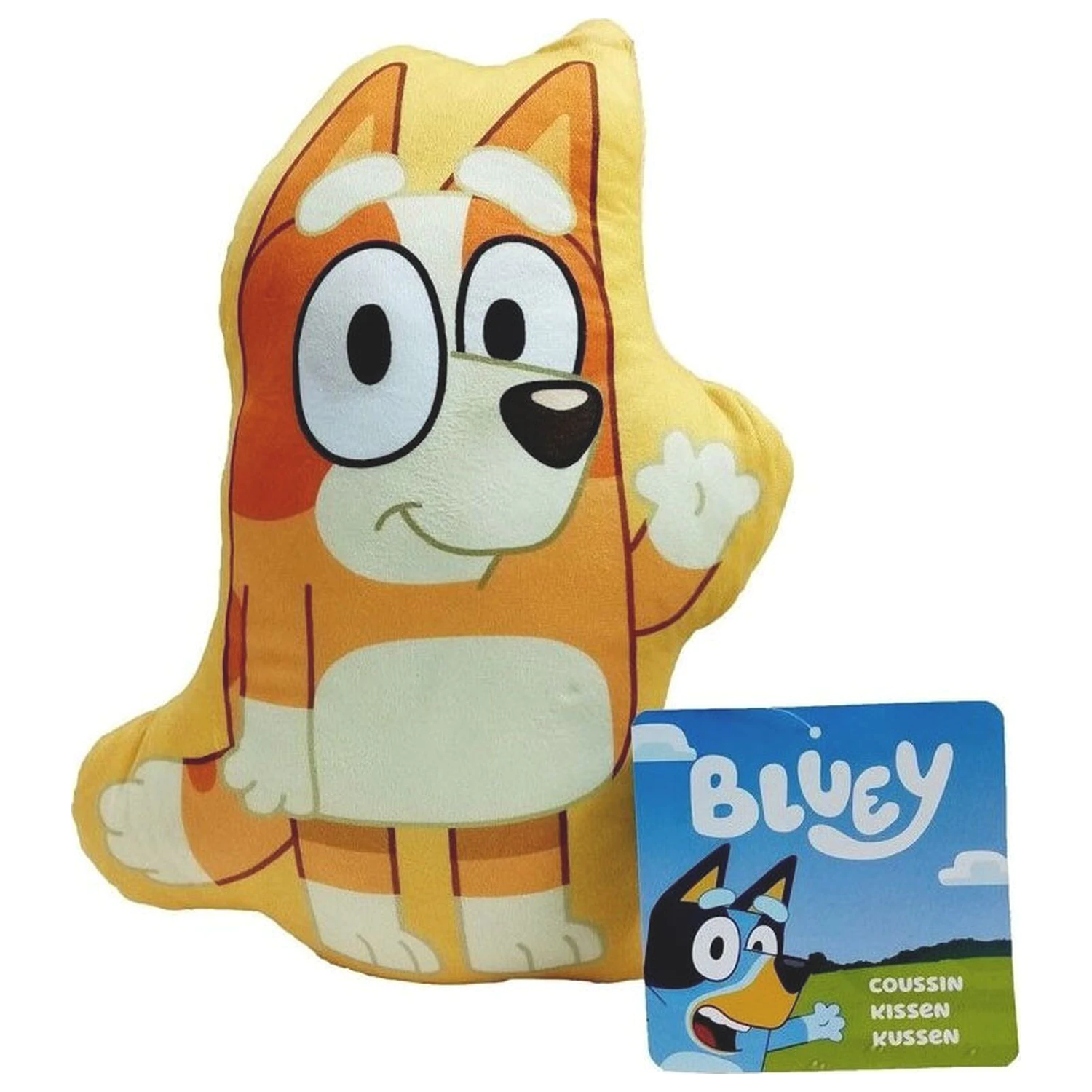 Bluey Bingo Shaped Pillow, Decorative Cushion 21x31 cm product photo