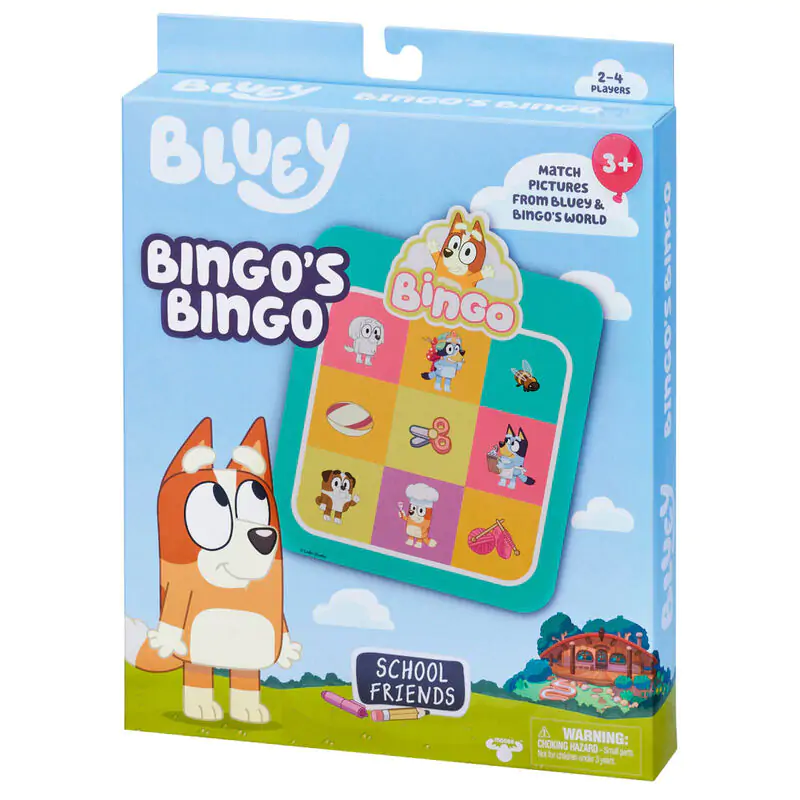 Bluey Bingo friends of the school bingo card game product photo