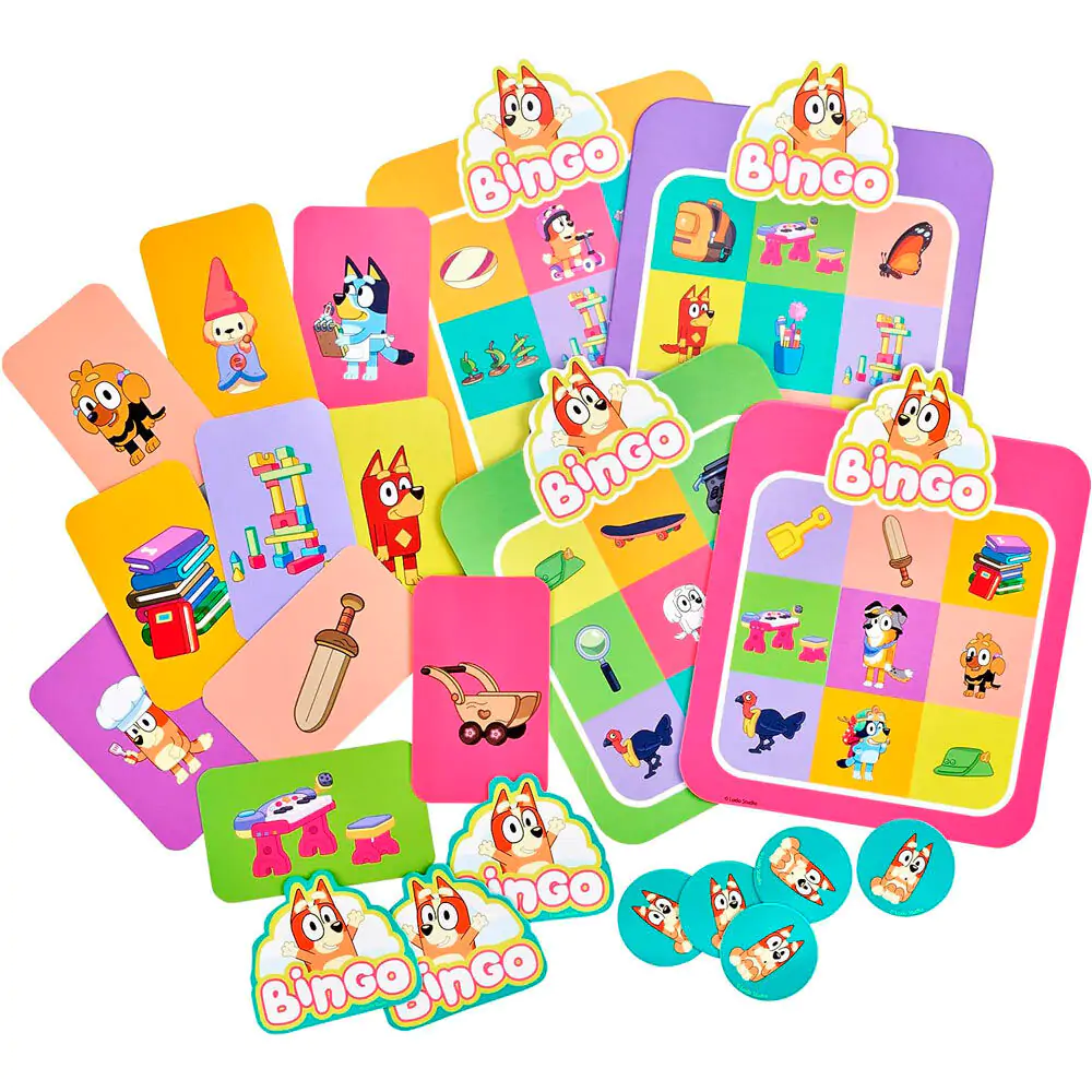 Bluey Bingo friends of the school bingo card game product photo
