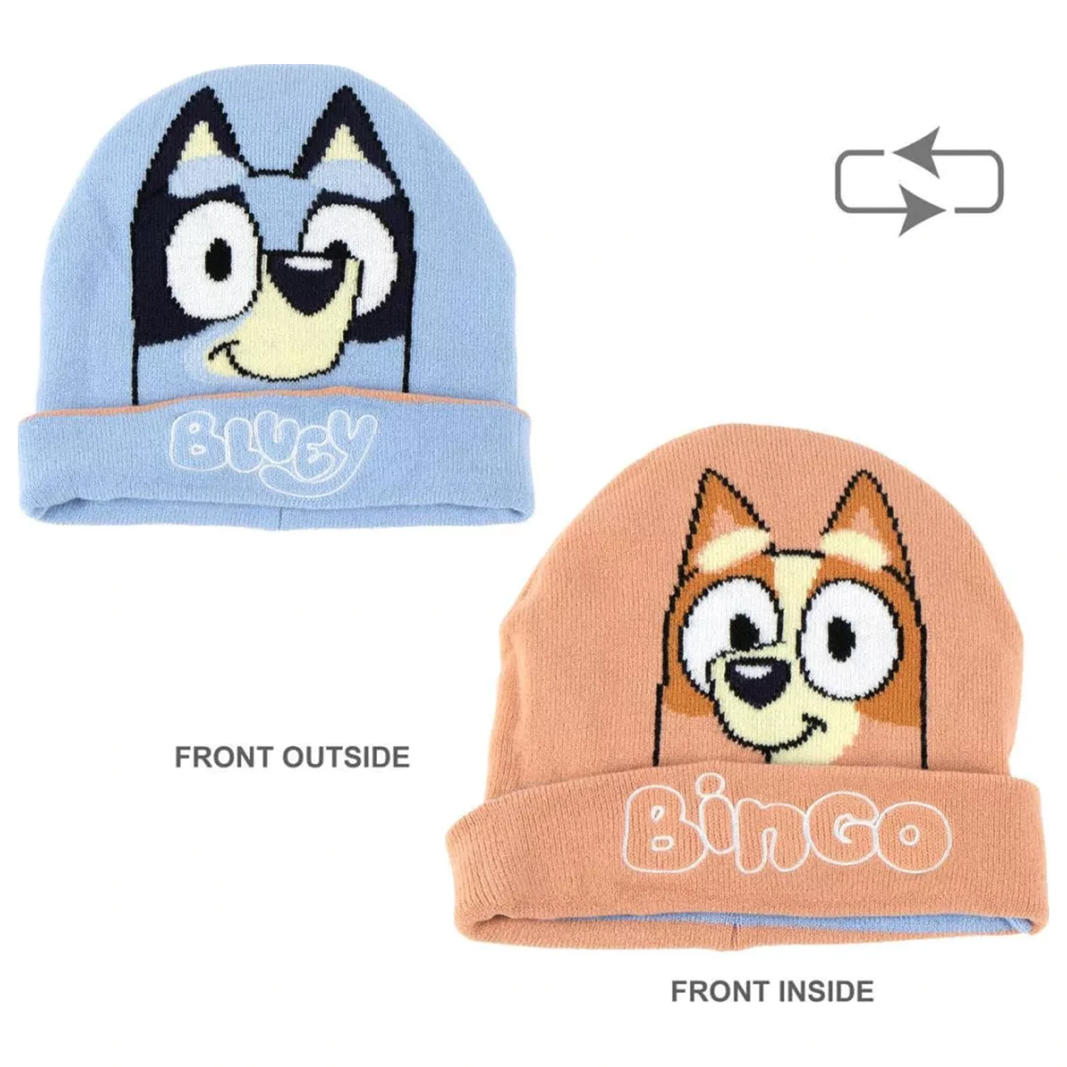 Bluey Bingo reversible kids' hat product photo