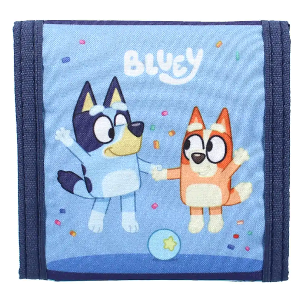 Bluey Wallet Black Bluey Best Friends Fun termékfotó