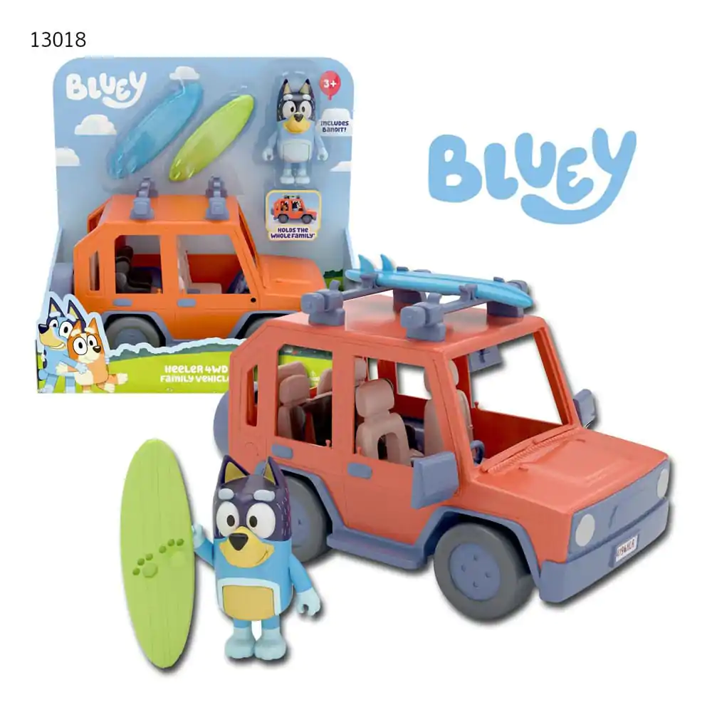 Bluey Action Figure with Vehicle Bluey Family Cruiser termékfotó