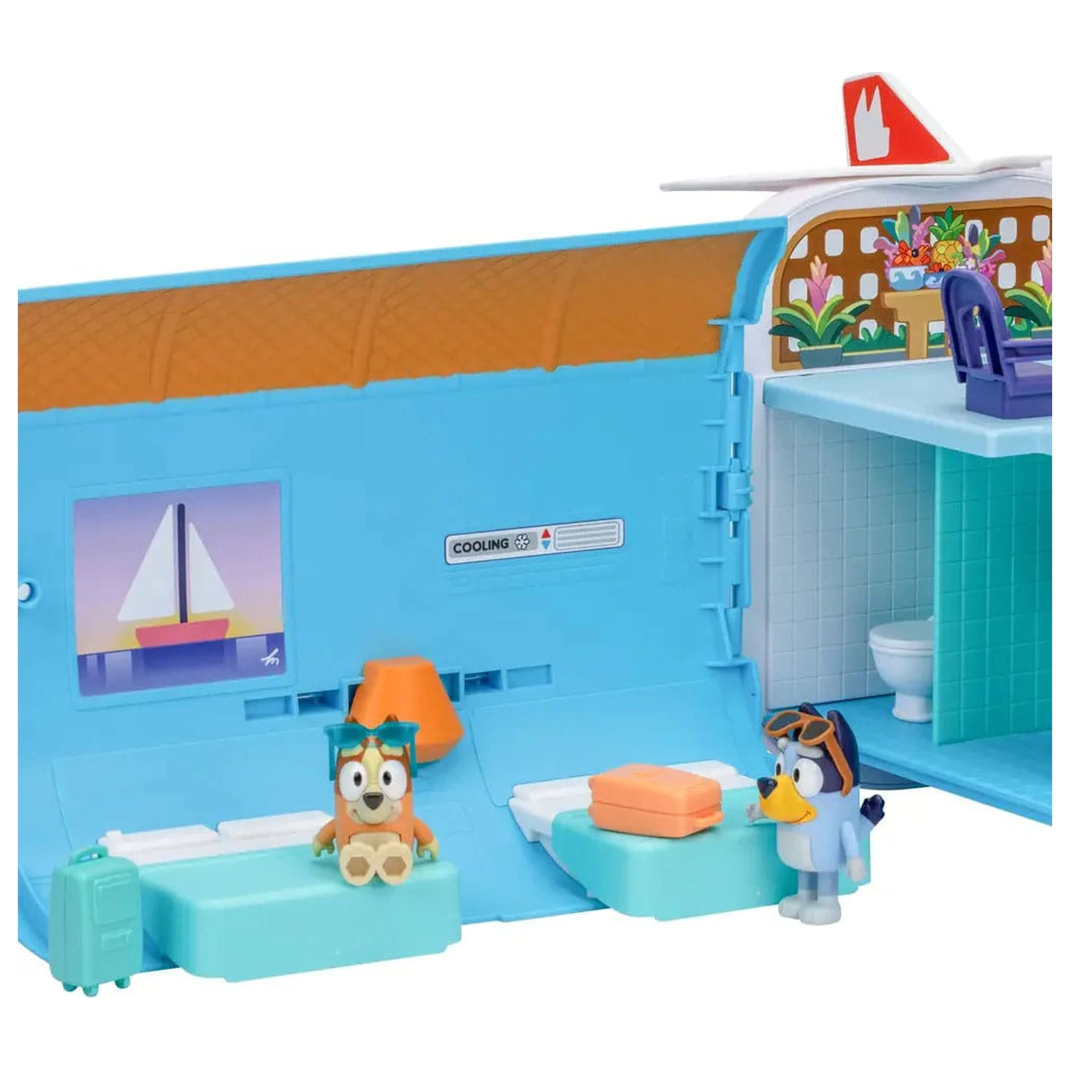 Bluey Mini Figure Playset Bluey Holiday 3in1 Set  product photo