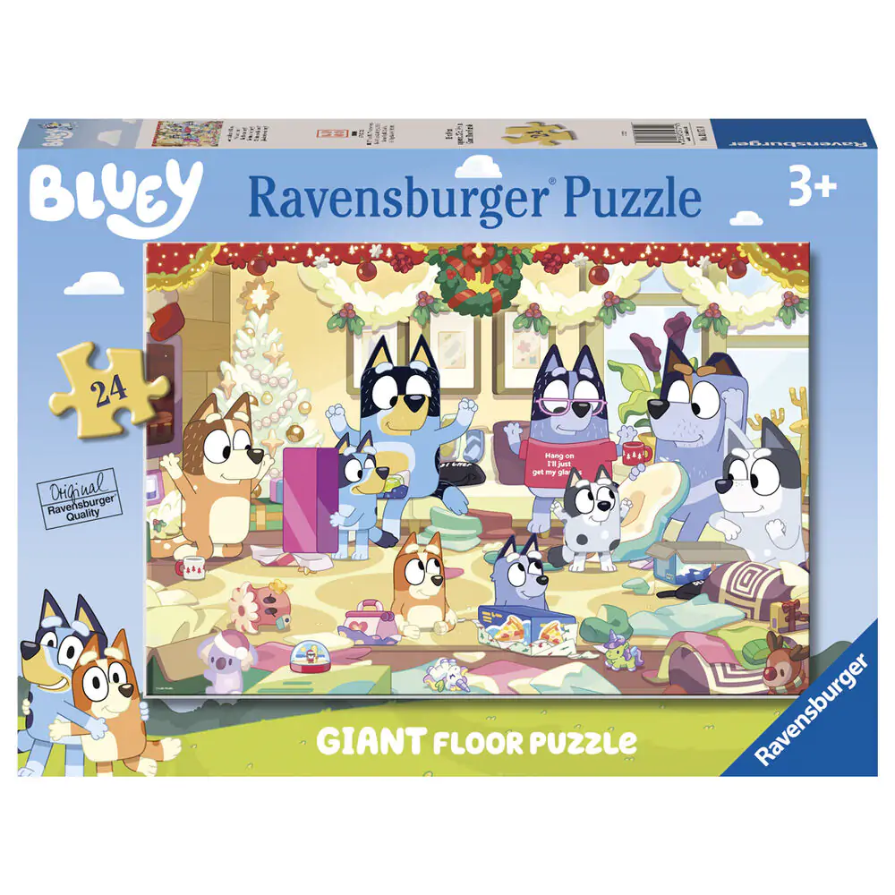 Bluey Christmas giant puzzle 24pcs termékfotó