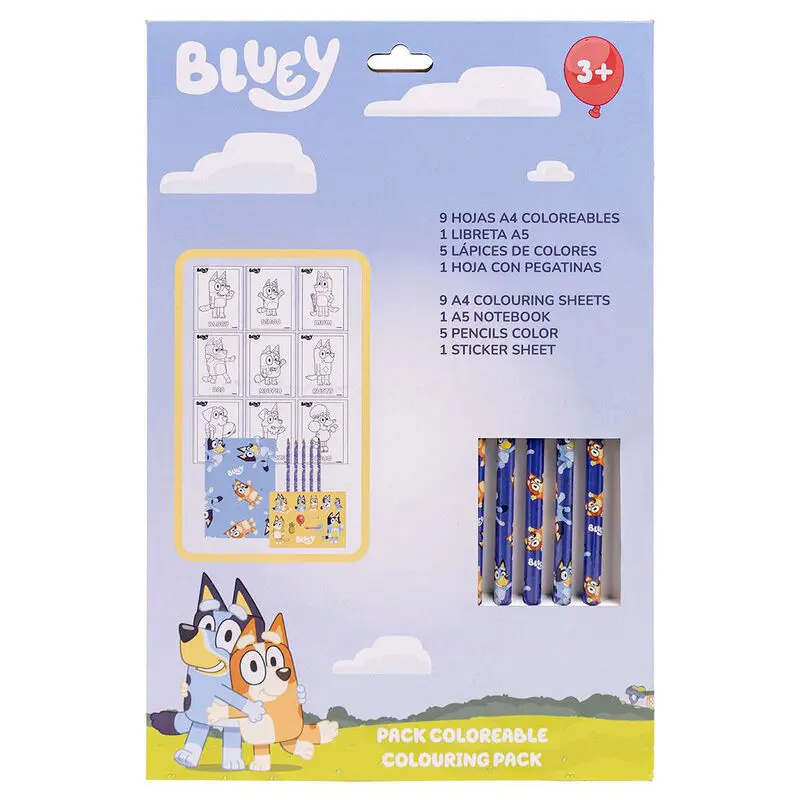 Bluey Colouring stationery set termékfotó