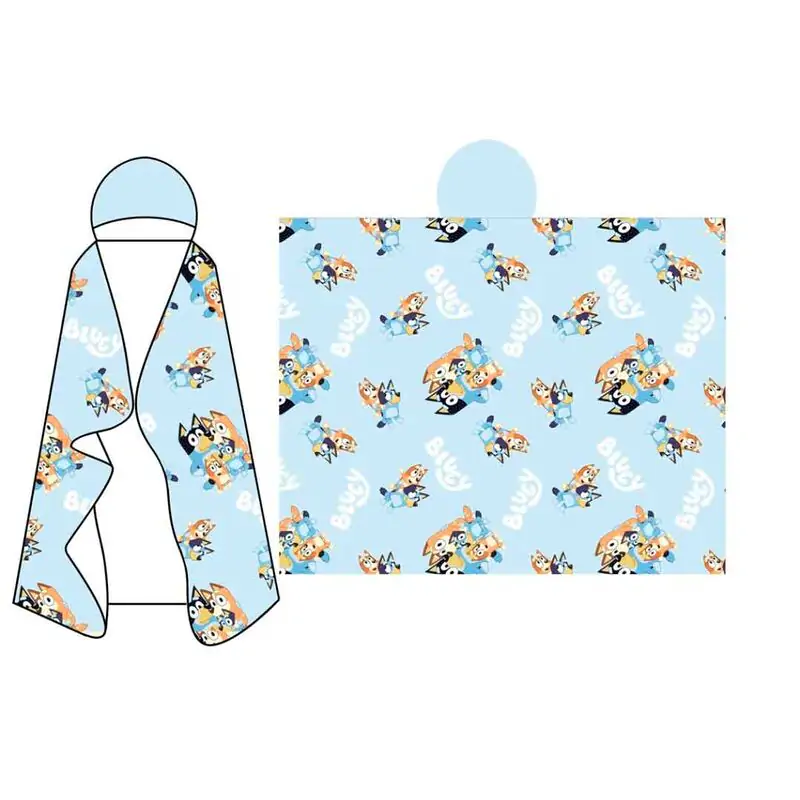 Bluey Coral hooded blanket 120x150cm product photo