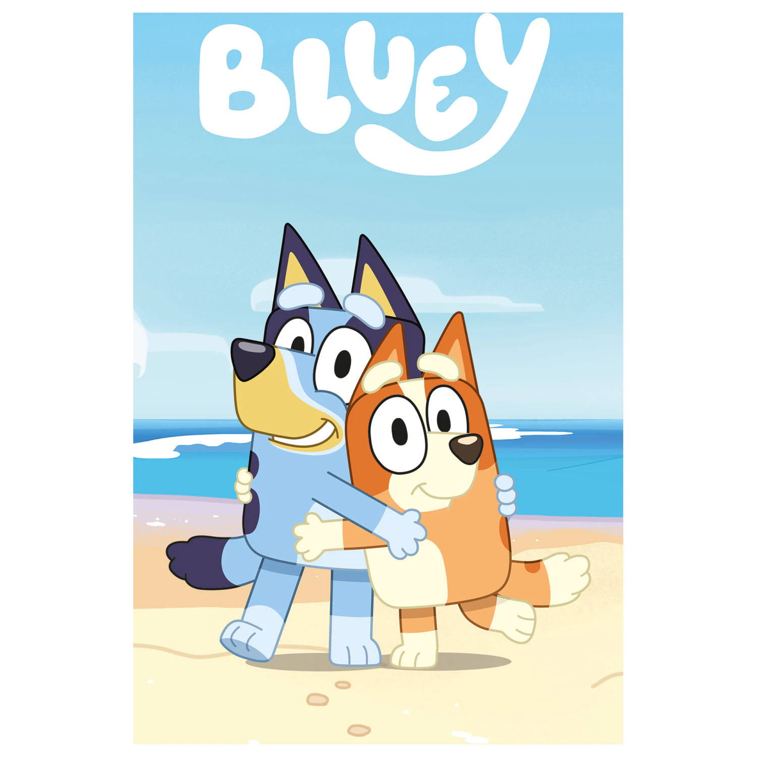 Bluey Cozy fleece blanket product photo