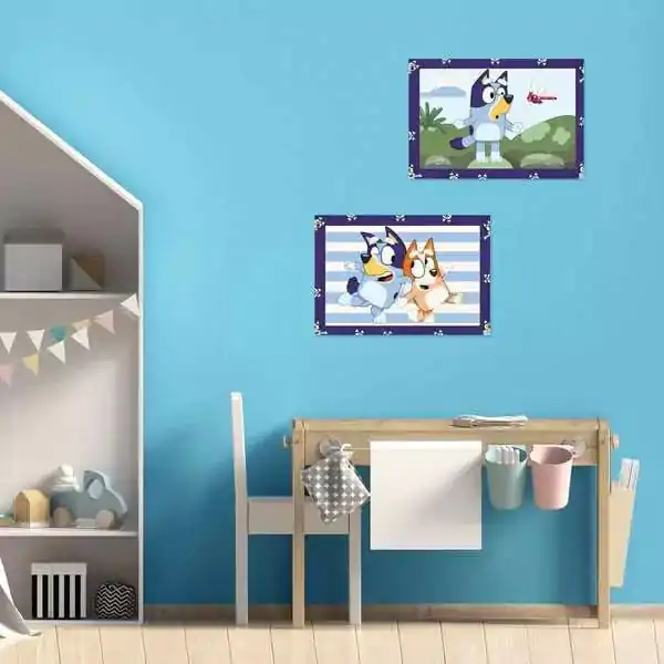 Bluey CreArt Junior Paint by Numbers Painting Set Bluey &amp; Bingo 22 x 32 cm *German Edition* product photo