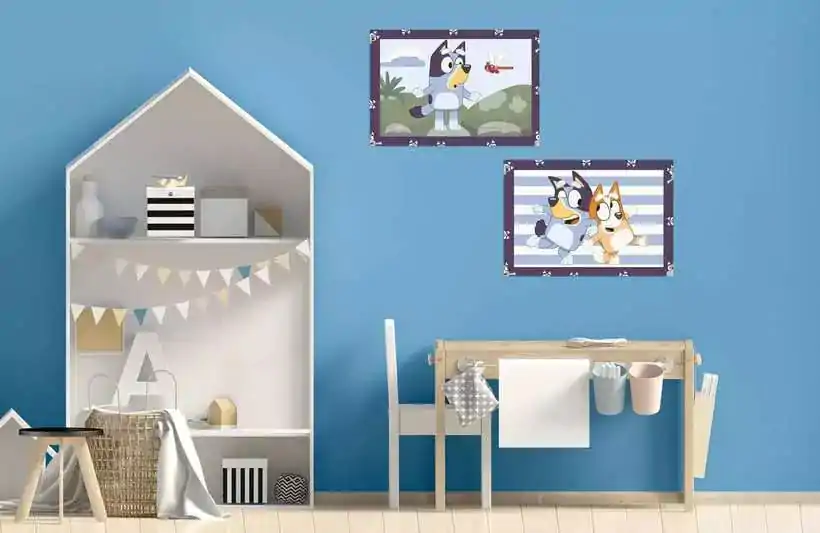 Bluey CreArt Junior Paint by Numbers Painting Set Bluey &amp; Bingo 22 x 32 cm *German Edition* product photo