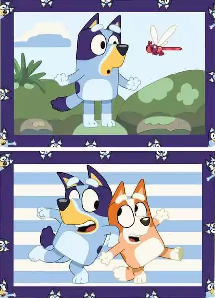 Bluey CreArt Junior Paint by Numbers Painting Set Bluey &amp; Bingo 22 x 32 cm *German Edition* product photo