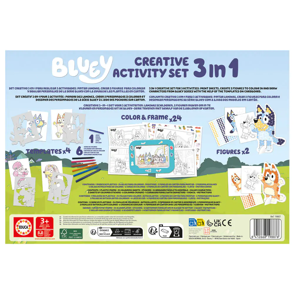 Bluey Creative Activity Set Set 3 in 1 Frame product photo