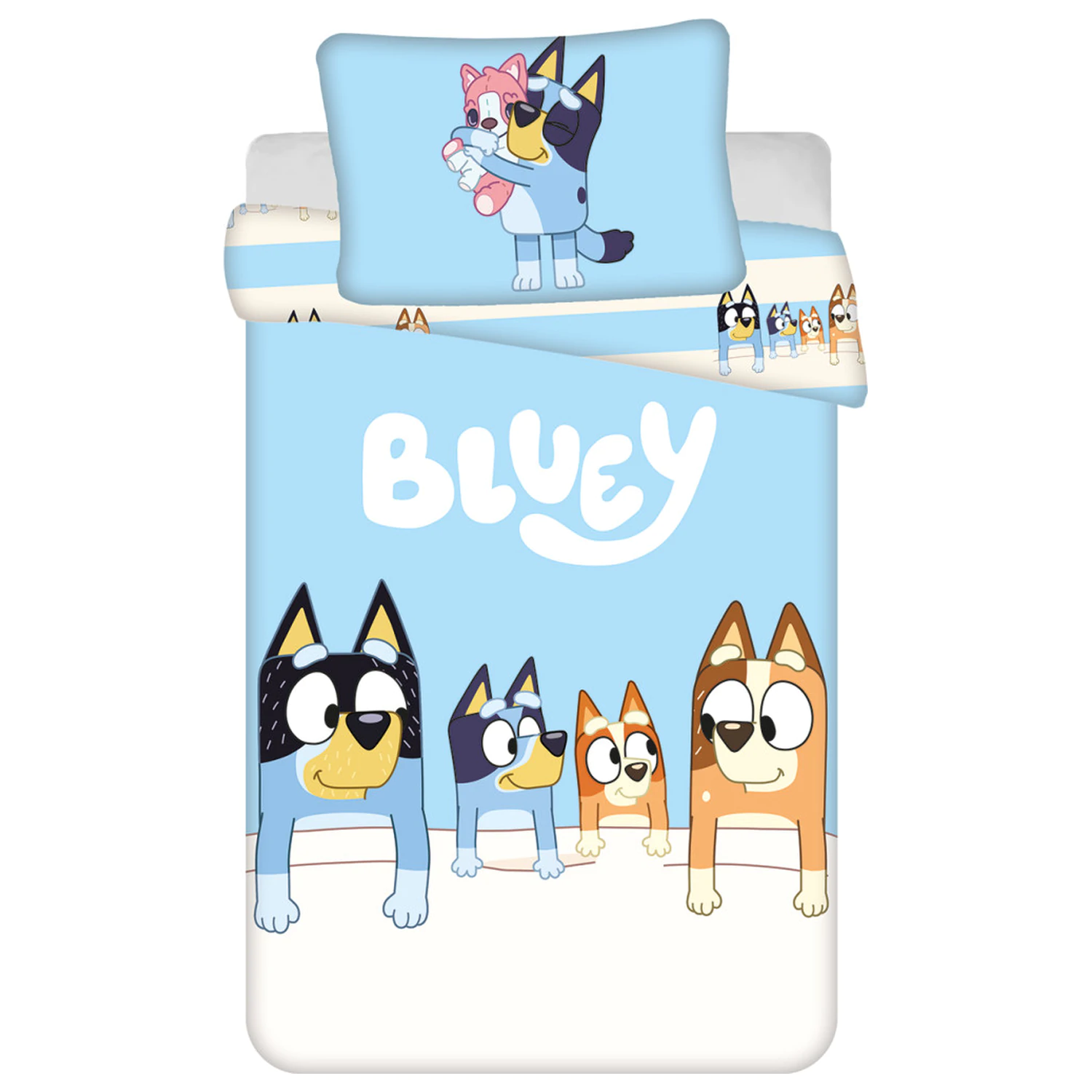 Bluey Family toddler, preschool duvet cover product photo