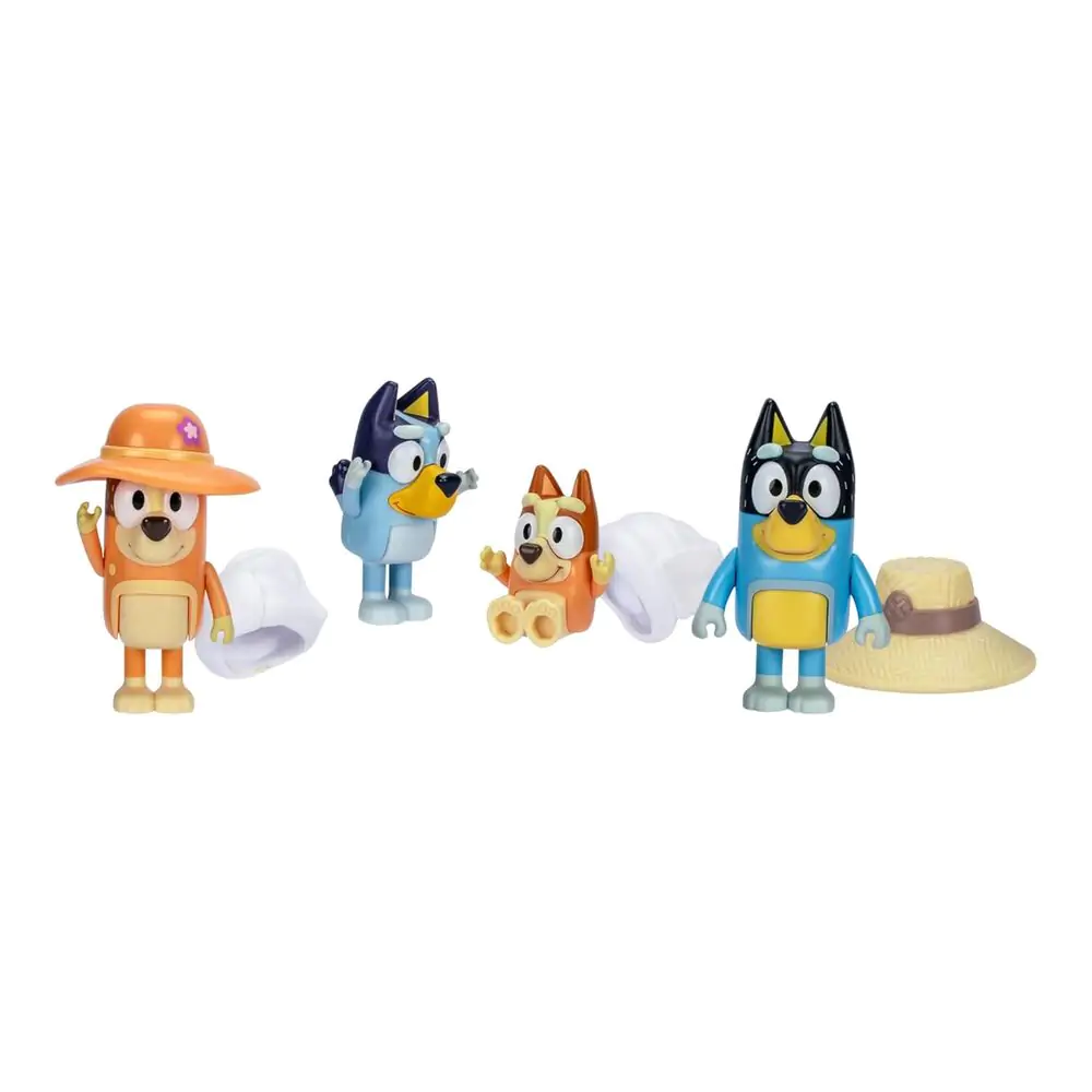 Bluey Family Trip pack 4 figures product photo