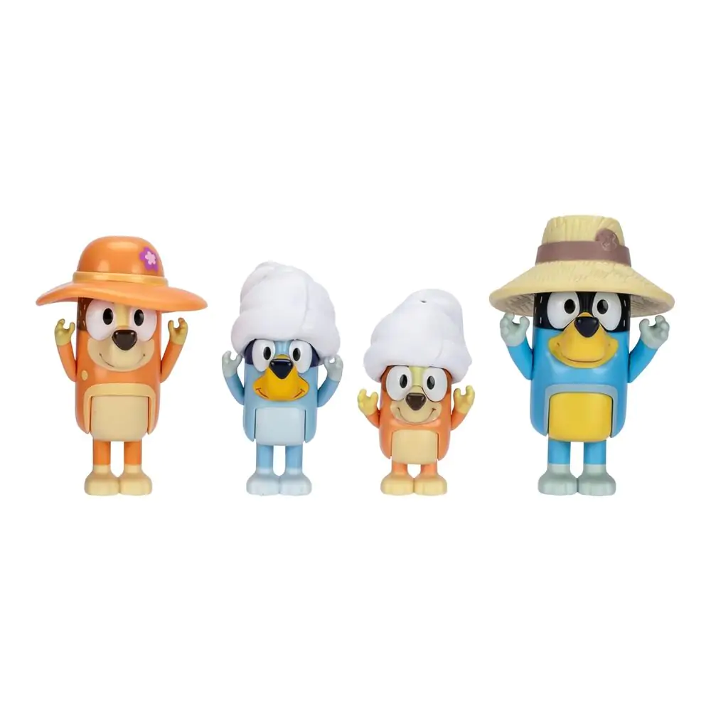 Bluey Family Trip pack 4 figures product photo
