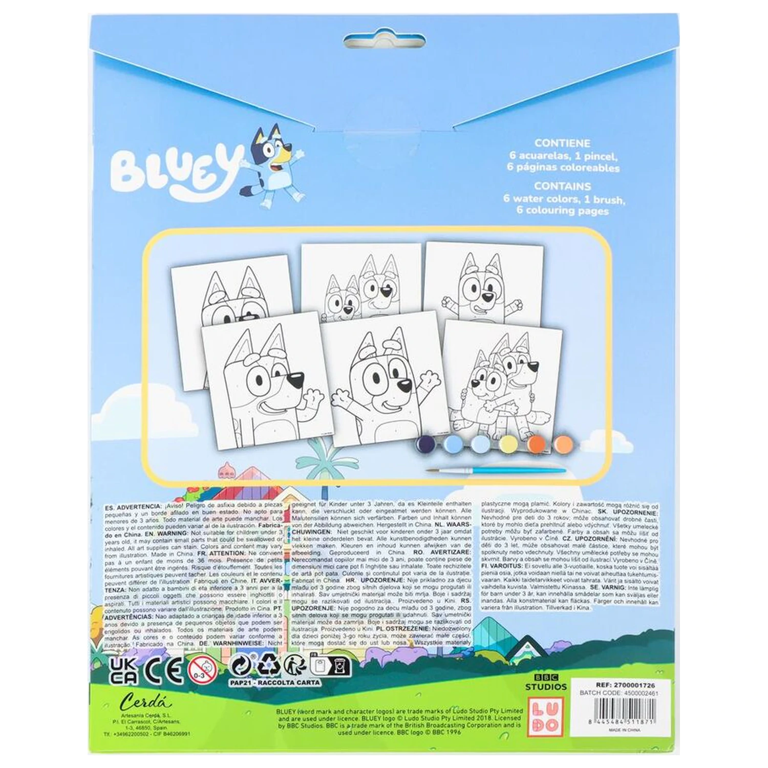 Bluey stationery set product photo