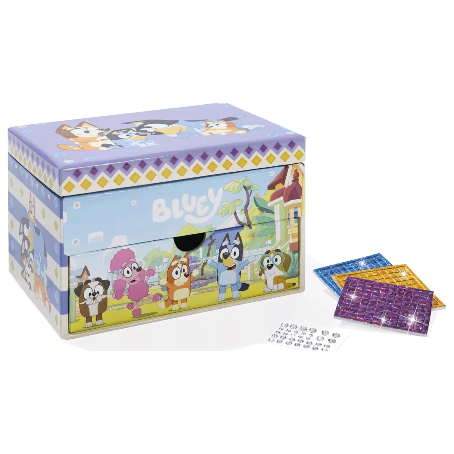 Bluey Friends Mosaic Jewelry Box product photo