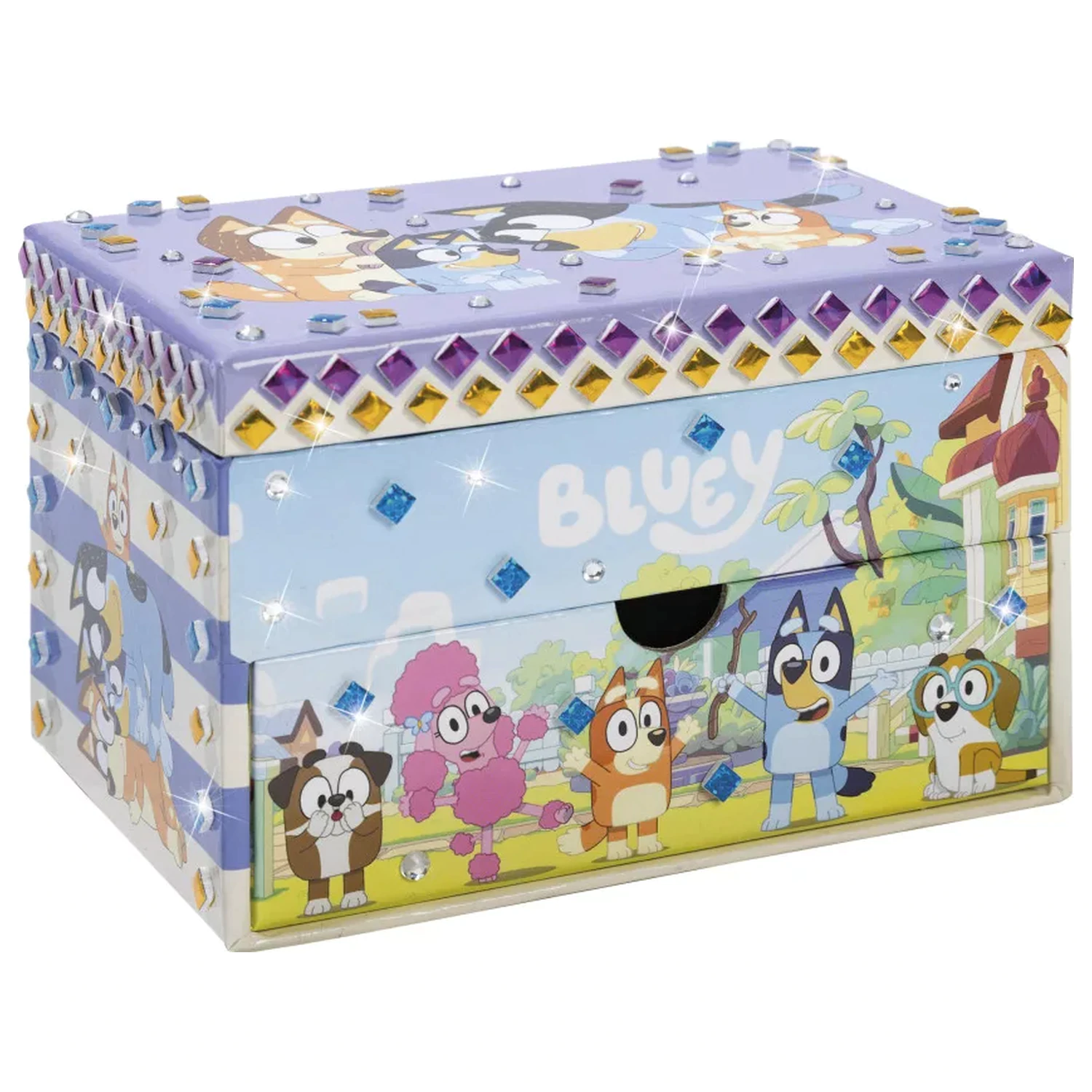 Bluey Friends Mosaic Jewelry Box product photo