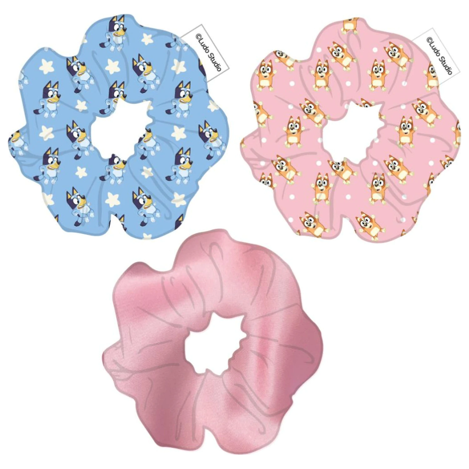 Bluey Fun Hair Tie Set 3-Piece product photo