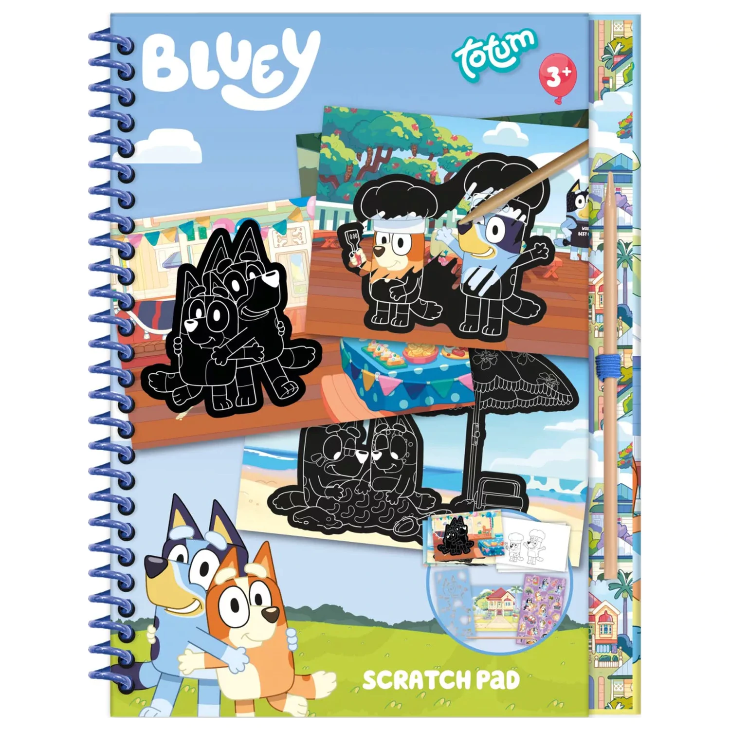 Bluey Fun Scratch Art Kit and Activity Set product photo