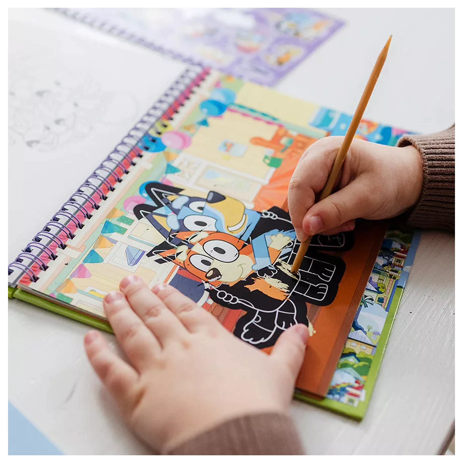Bluey Fun Scratch Art Kit and Activity Set product photo