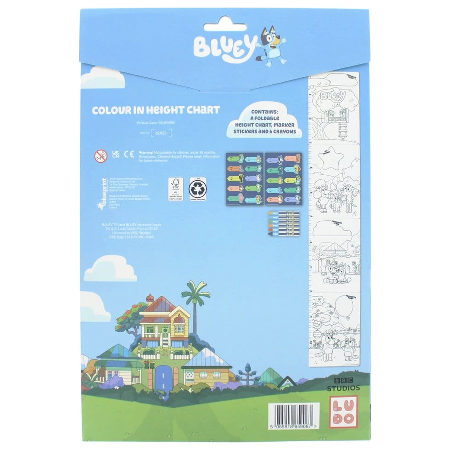 Bluey Growth Chart product photo