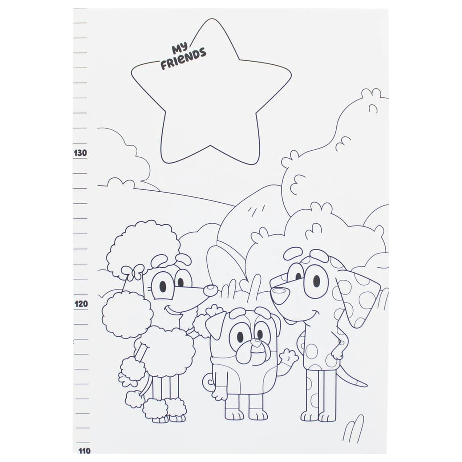 Bluey Growth Chart product photo