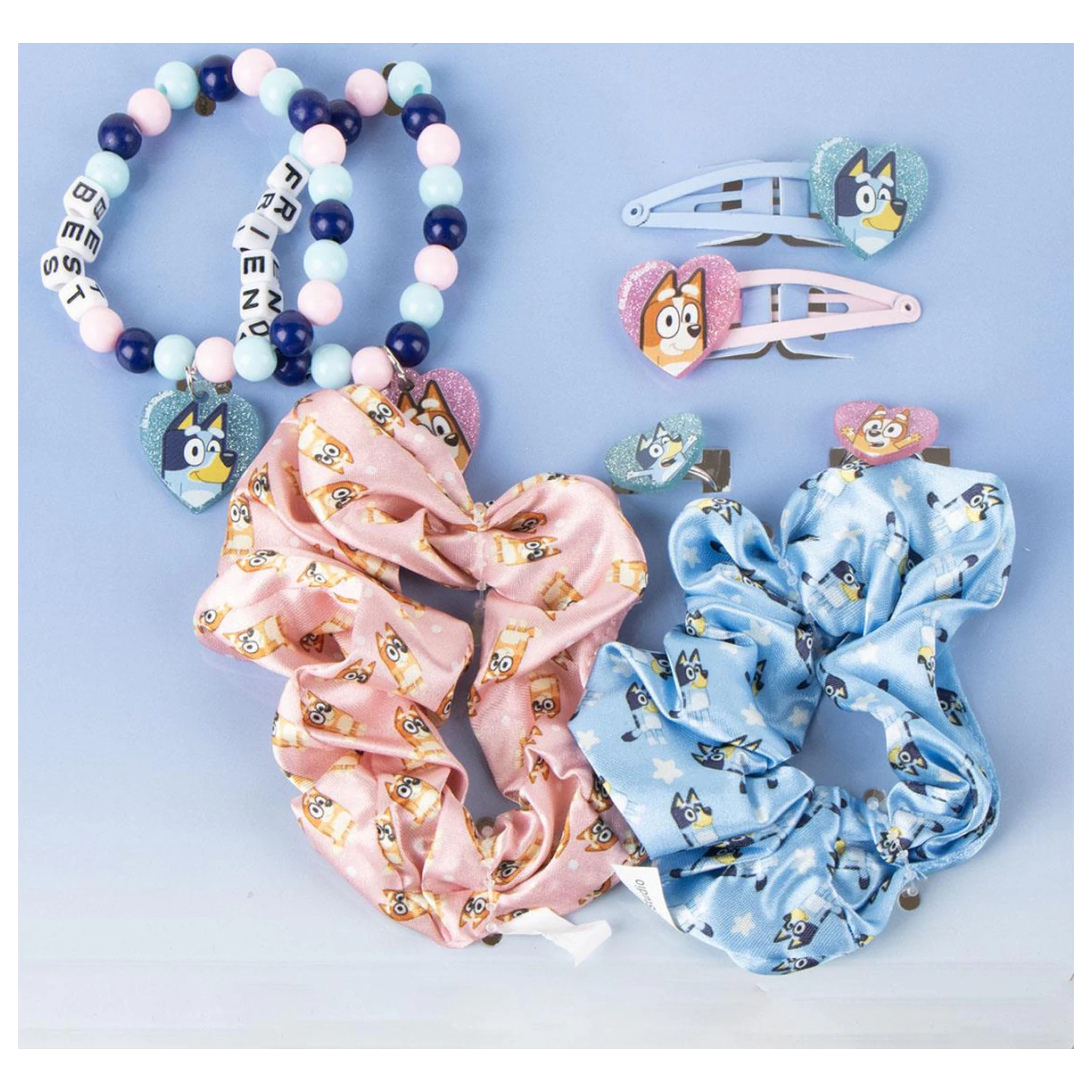 Bluey Happy Hair Accessory and Jewelry Set 8 Pieces product photo